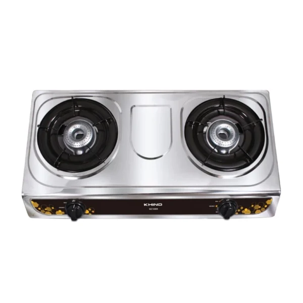 KHIND 2-BURNER GAS STOVE